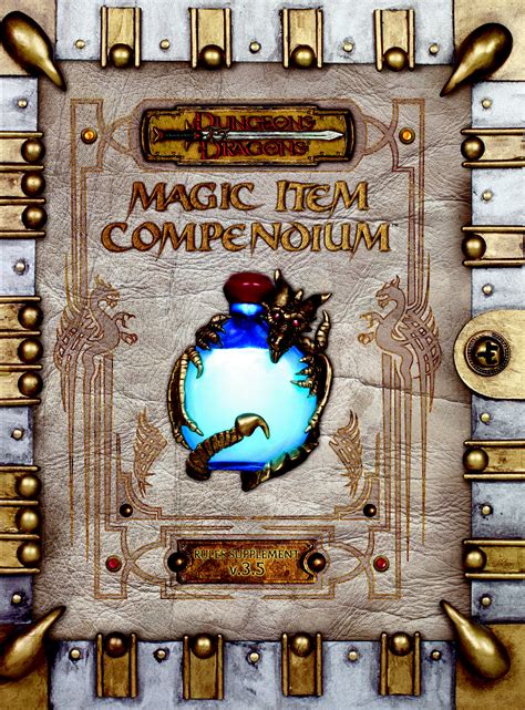 Premium 35 Edition Dungeons and Dragons Magic Item Compendium Rules Supplement V35 DandD Accessory PDF