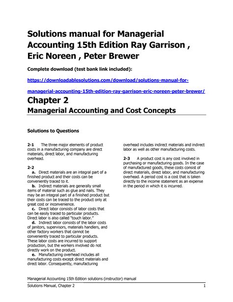 Prensapel Accounting 15th Edition Solutions Ch7 Doc