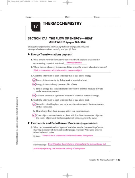 Prentice Hall 14 3 Answer Key PDF