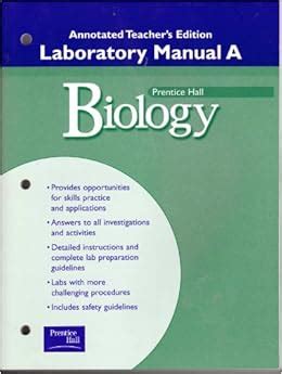 Prentice Hall Biology Lab Manual 15 Answers Kindle Editon