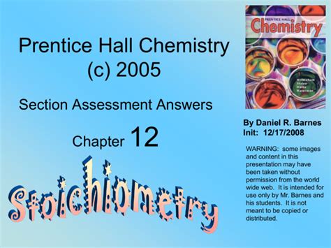 Prentice Hall Chemistry 101 Section Assessment Answers PDF