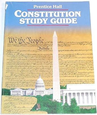 Prentice Hall Constitution Study Guide Answer Key PDF