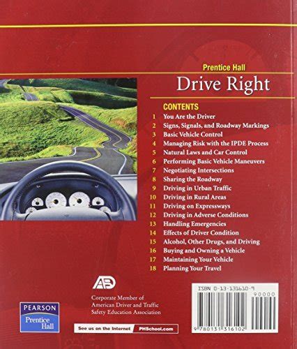 Prentice Hall Drive Right Chapter Tests Ebook Kindle Editon