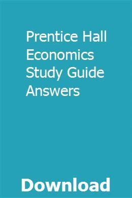 Prentice Hall Economics Guided And Review Answers Ebook Doc