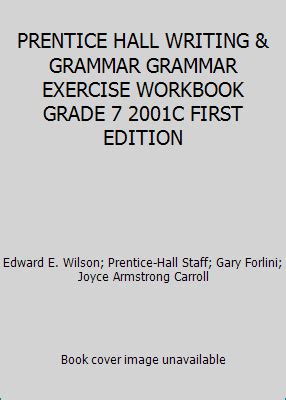 Prentice Hall Grammar Exercise Workbook Answers Grade 7 Epub