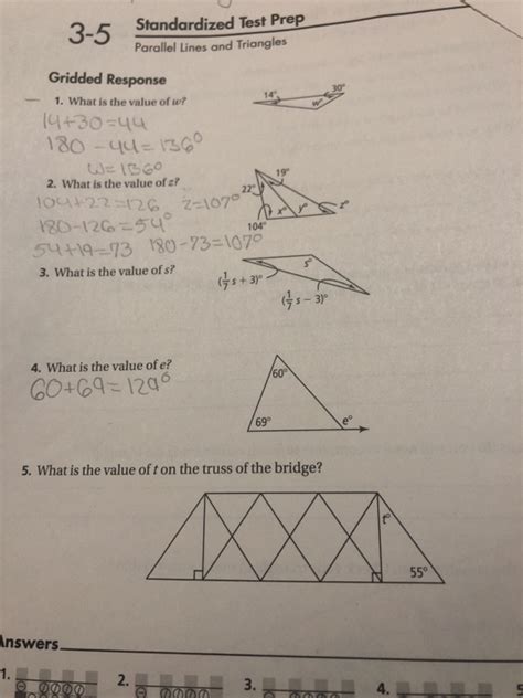 Prentice Hall Lesson 5 Geometry Answers PDF