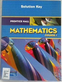 Prentice Hall Mathematics Course 1 Answer Key Epub