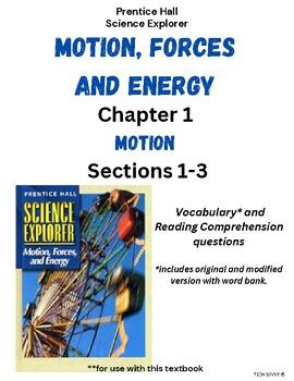 Prentice Hall Motion Forces Energy Answers Kindle Editon