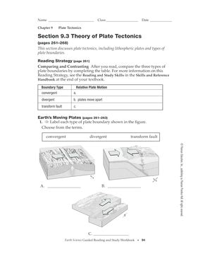 Prentice Hall Plate Tectonics Answer Key PDF