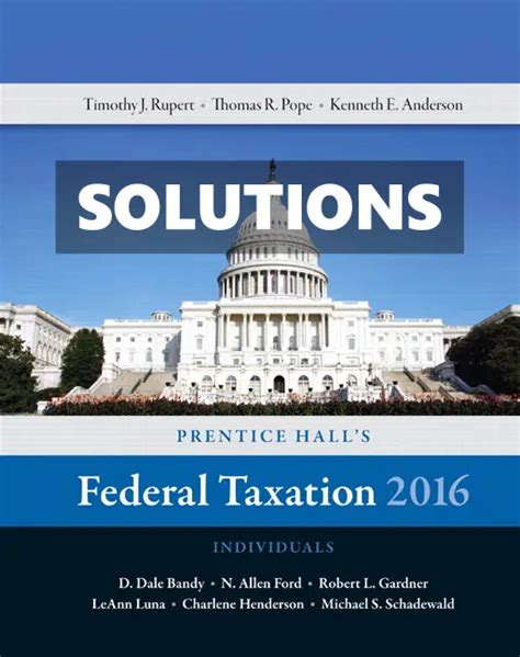 Prentice Hall Taxation Solution Manual Individuals Ebook Kindle Editon