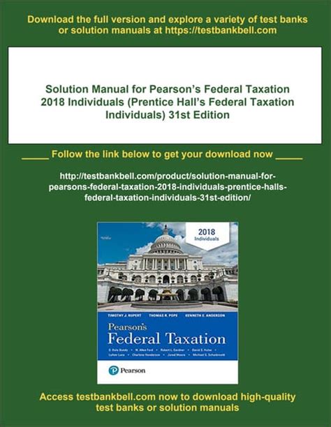 Prentice Hall Taxation Solution Manual Individuals Ebook Kindle Editon