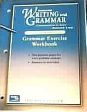 Prentice Hall grammar exercise workbook answer key platinum level Ebook PDF