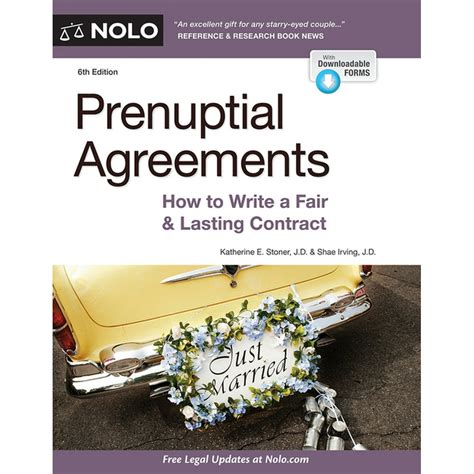 Prenuptial Agreements How to Write a Fair and Lasting Contract PDF