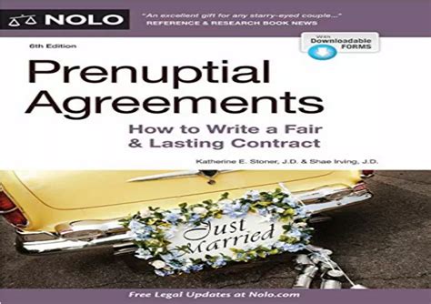 Prenuptial Agreements How to Write a Fair and Lasting Contract PDF