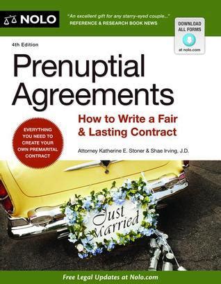 Prenuptial Agreements How to Write a Fair and Lasting Contract 4th Edition Doc
