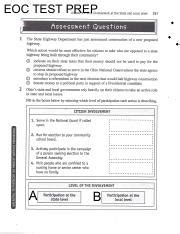 Prep Materials Eoc Texas Answer Sheet Doc