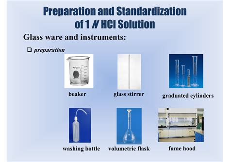 Preparation Stardization Of Hcl Solution Reader