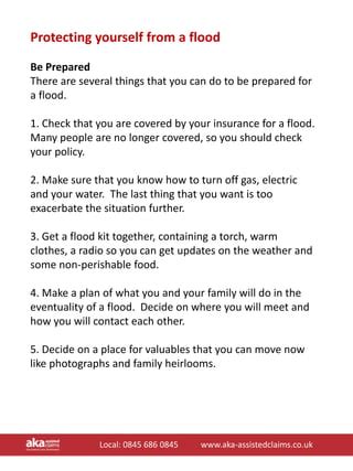 Prepare Now: Protect Yourself and Your Family from Floods