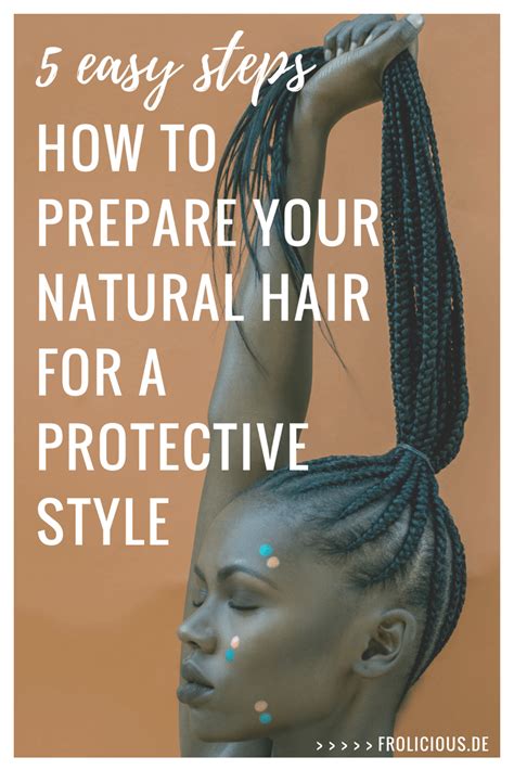 Prepare the hair: