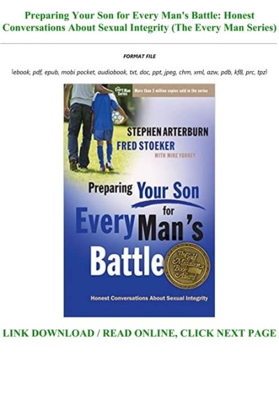 Preparing Your Son for Every Man s Battle Honest Conversations About Sexual Integrity The Every Man Series Epub