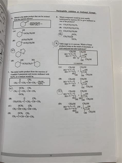 Preparing for Organic Chemistry