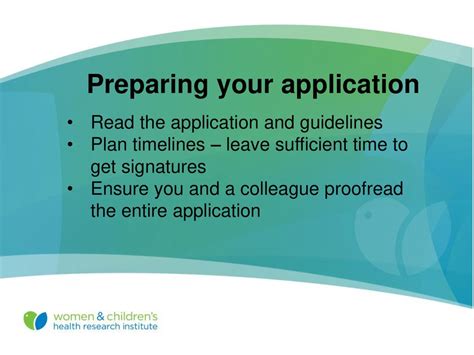 Preparing for Your Application