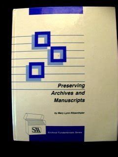 Preserving Archives and Manuscripts Ebook Doc