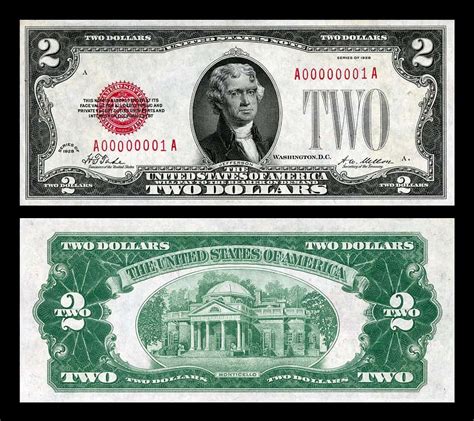 President 2 Dollar Bill: A Rare and Historic Currency