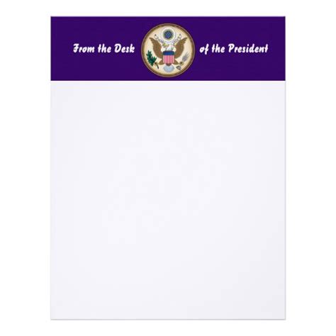 Presidential Letterhead Template