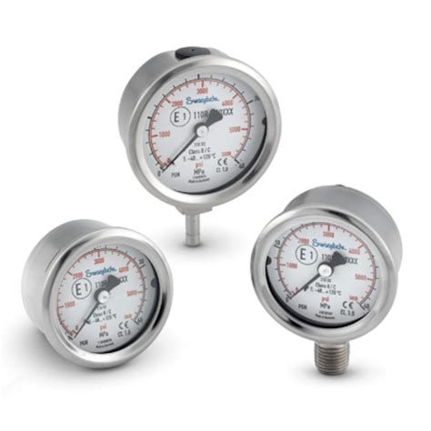 Pressure gauges: