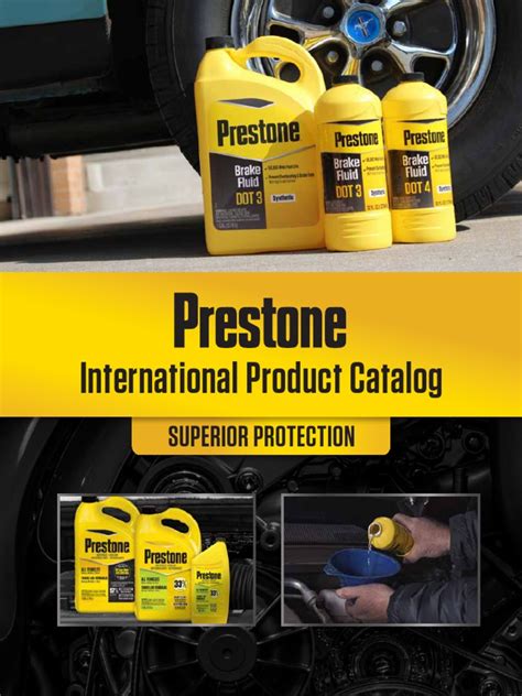 Prestone Application Catalog