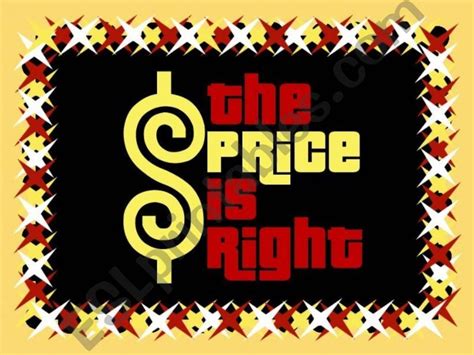 Price Is Right Template Powerpoint