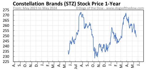 Price of STZ Stock: Mapping the Past, Predicting the Future