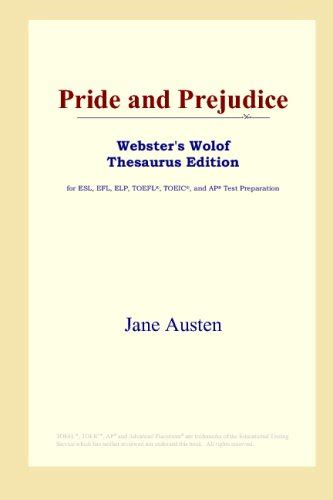 Pride and Prejudice Webster s Albanian Thesaurus Edition Reader