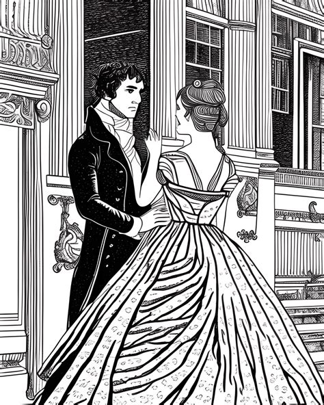 Pride and prejudice Coloring book Kindle Editon