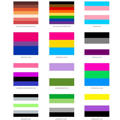 Pride flags: