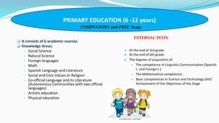 Primary Education (6-12 years):