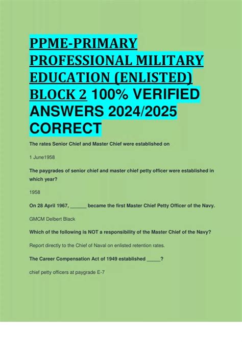 Primary Professional Military Education Answers Ebook Reader