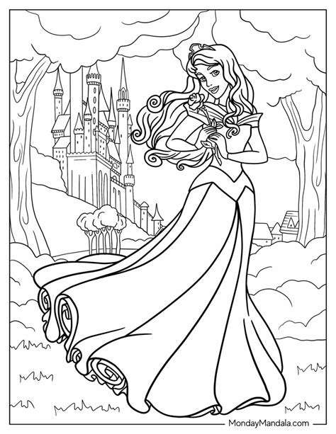 Princess Colouring Pages Printable