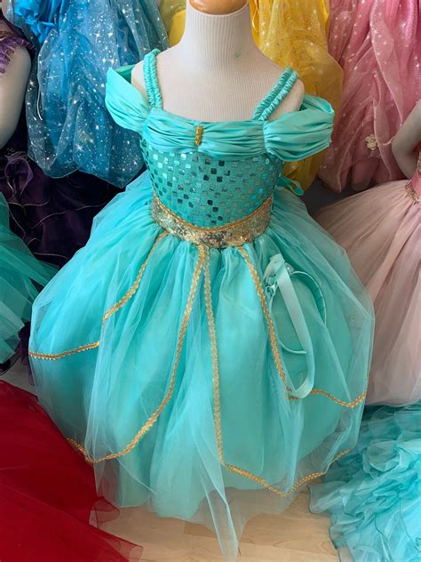 Princess Jasmine in a dress