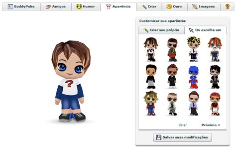 Principais recursos do BuddyPoke: