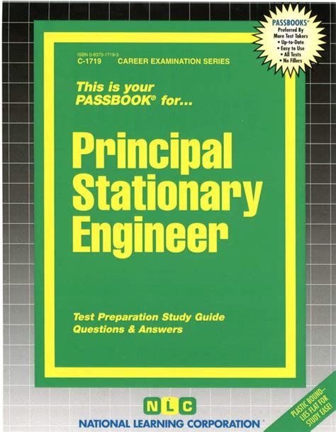 Principal Stationary EngineerPassbooks Epub