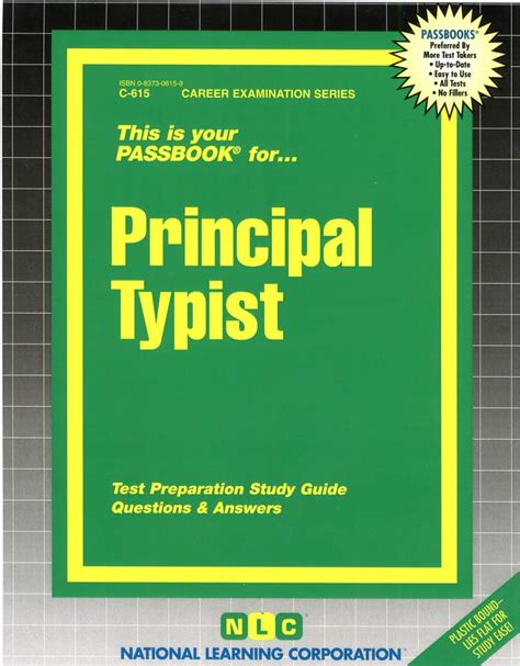 Principal TypistPassbooks Reader