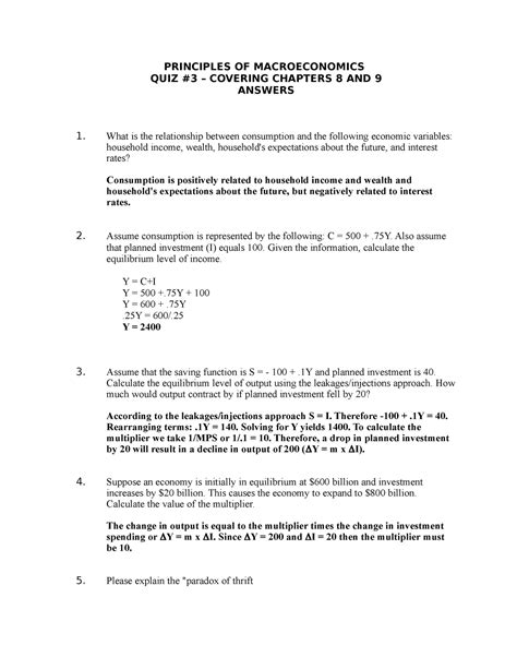 Principle Of Macroeconomics Test Answers Kindle Editon