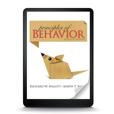 Principles Behavior Seventh Richard Malott Kindle Editon