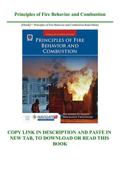 Principles Fire Behavior And Combustion Ebook Reader