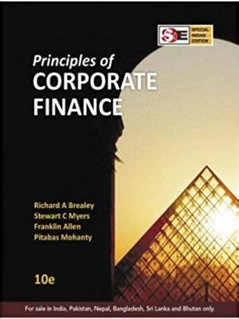 Principles Of Corporate Finance Brealey Myers 10th Edition Solutions PDF