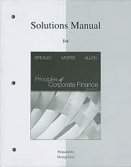 Principles Of Corporate Finance Solutions Manual 10th Epub