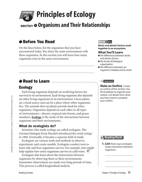 Principles Of Ecology Chapter Assessment Answers Doc