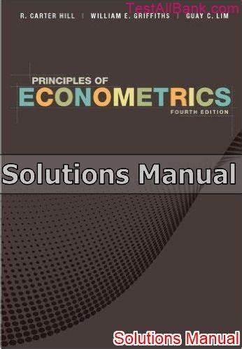 Principles Of Econometrics 4th Edition Solutions Manual PDF